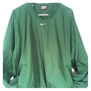 Nike lined pullover Green Medium